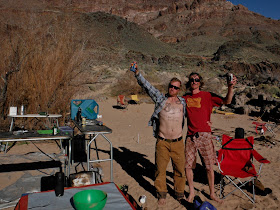 Stanley Low Life's for life!, chris Baer, and Jed Policky in the Grand Canyon of the colorado