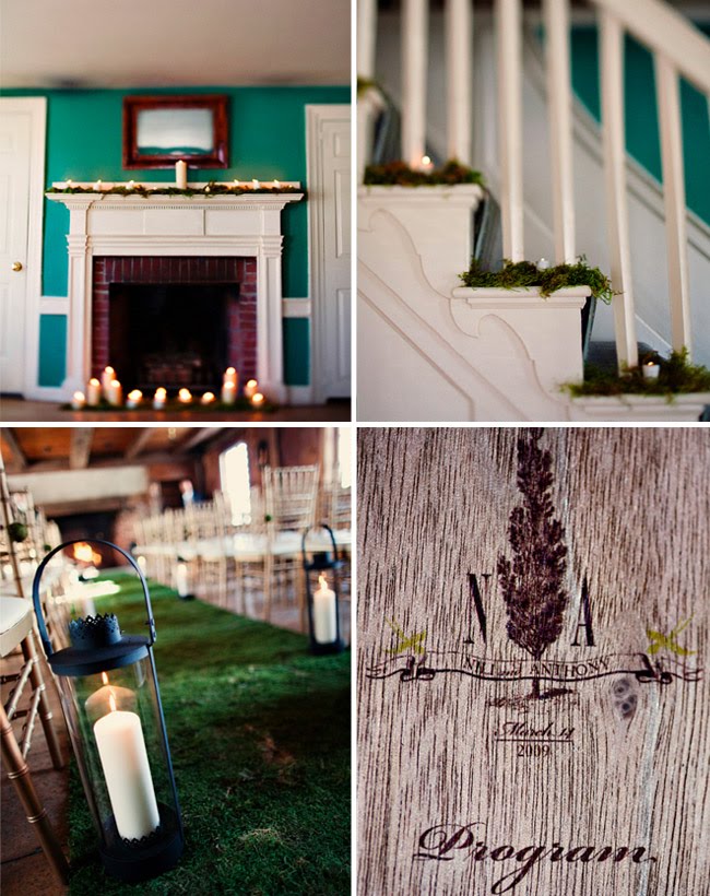 winter wedding decor