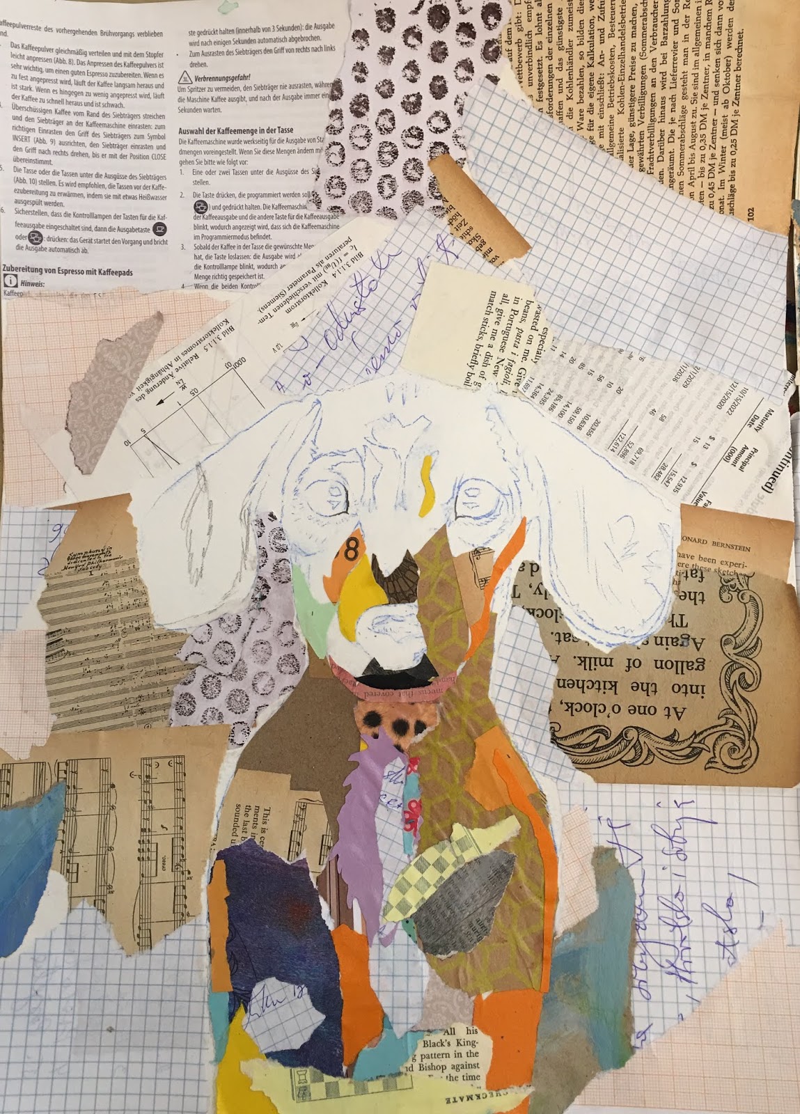 Z Gallerie,Michel Keck Dog Pop Art Print Yoda Pug Abstract Collage