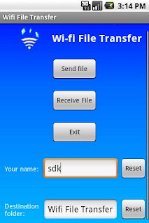 Transfer File via Wifi