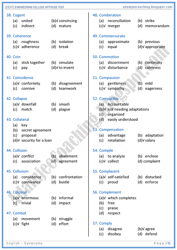 ecat-english-synonyms-mcqs-for-engineering-college-entry-test