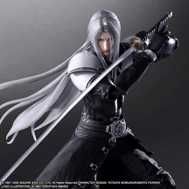 Play Arts Kai Sephiroth y Rude de Final Fantasy VII Remake. 