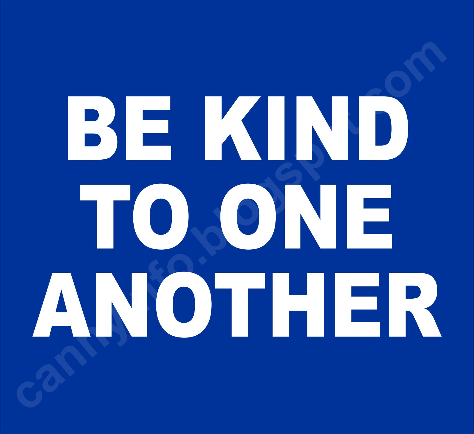 HOW TO BE KIND WITH ONE ANOTHER, FIND OUT.