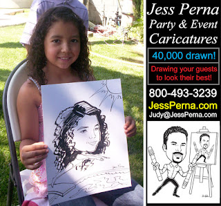 Orange County Caricaturist Party Gift Jess Perna 