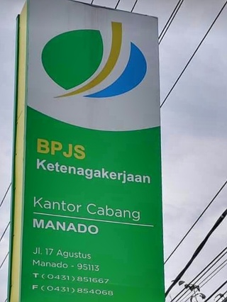 foto Kantor Cabang BPJS TK (BP Jamsostek) kota Manado Sulawesi Utara