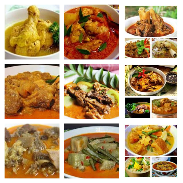 Opor, Kari,Lodeh, Gulai dan Gule