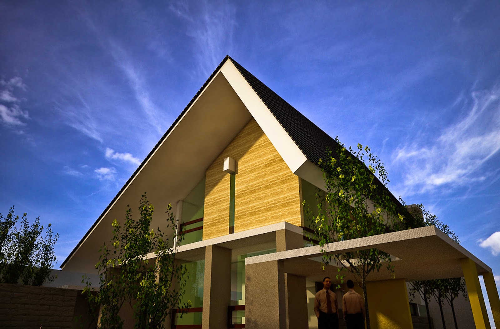 imajinasirumahStudio RUMAH  TROPIS  ATAP  PELANA