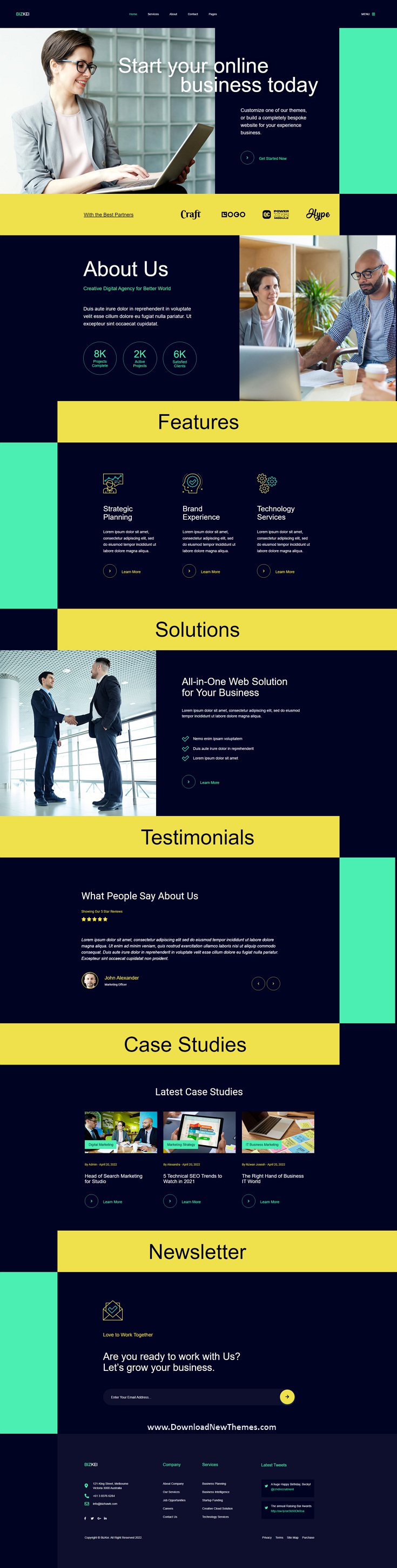 Bizkei - Business & Services Elementor Template Kit Review