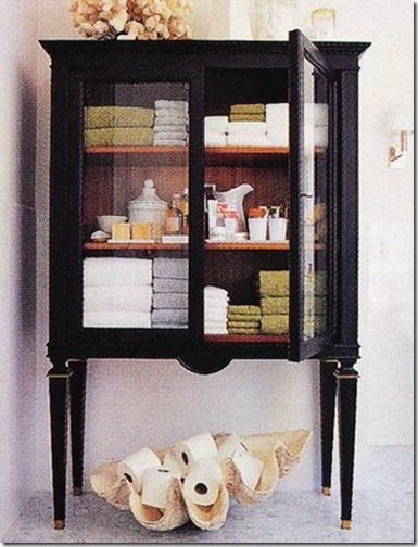 brabourne farm black towel cupboard