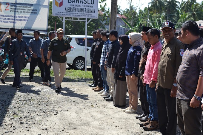 Bawaslu Padang Pariaman Gelar Apel Patroli Pengawasan Kawal Hak Pilih