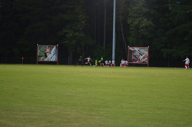 Josh kicking a free kick