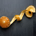 Peeled orange wallpaper