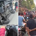 Mau Tangkap Bandar Sabu, Mobil Polisi Digulingkan Warga