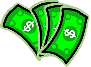 Dollar Bills Clipart, Money Clipart