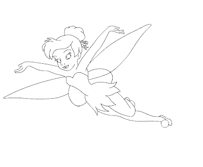 tinkerbell coloring pages