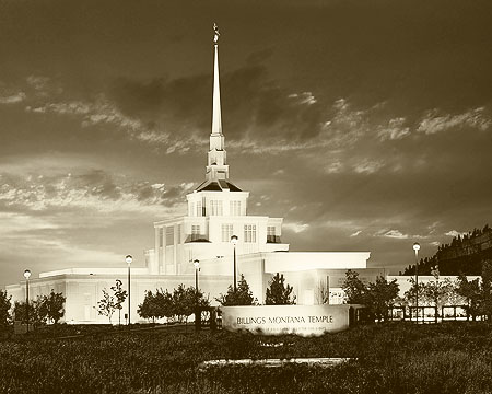 Billings Montana Temple by Kendall Davenport