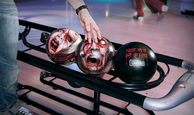 Disturbing Creepy Zombie Cut Off Head Bowling Balls