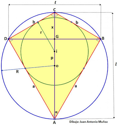 Plano de una cometa correcta. Dibujo: Juan Antonio Muñoz