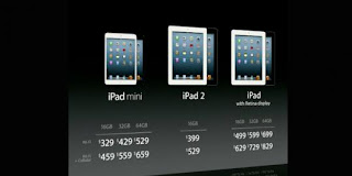 Harga dan Spesifikasi Apple iPad Mini 