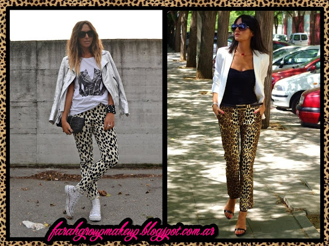 Animal Print Blanco