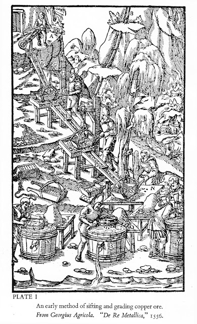 Georgius Agricola.  "De Re Metallica" 1556