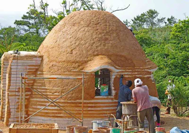 ecology, housing, hut, home, earth, Okinawa