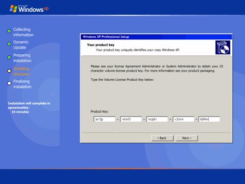 Key Windows XP Full