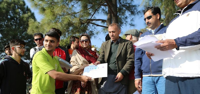 Alpine Club of Pakistan, National Mountaineering and Sport Climbing Federation celebrated International Mountain Day by organizing a Hiking and here at Margallah Hills, Islamabad