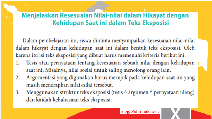 Contoh Nilai Hikayat - Simak Gambar Berikut