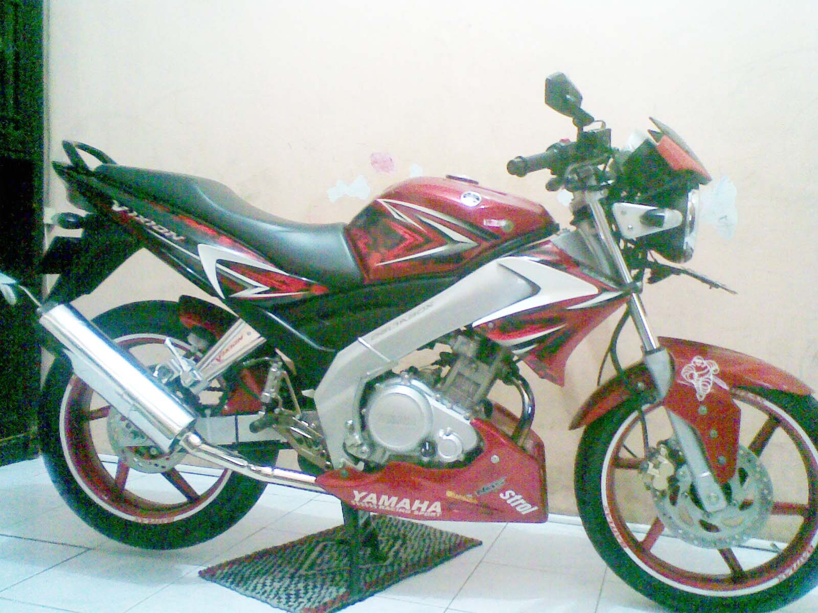 Modifikasi Vixion 2010 Stang Jepit Terlengkap Sound Modif