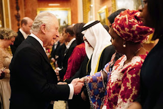 King Charles III hosted diplomatic reception