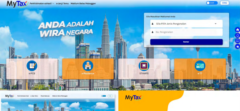 pay tax at mytax LHDN,