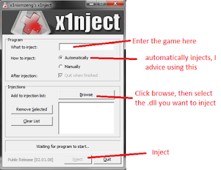 Perx Injector 2012 untuk inject DLL Lost Saga