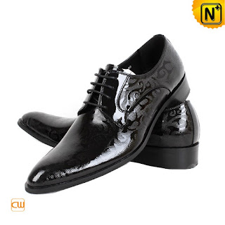 black leather oxford shoes
