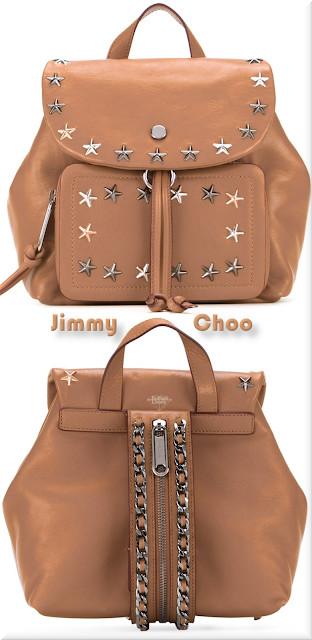 ♦Jimmy Choo Suki brown backpack bag #jimmychoo #bags #brown #pantone #brilliantluxury