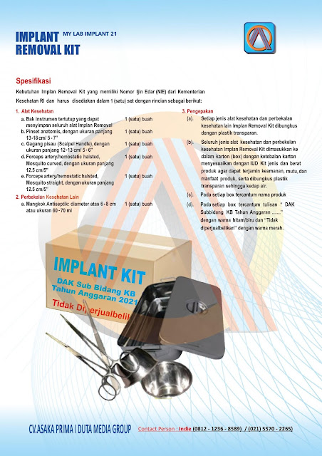 Jual Produk Implant Removal Kit Bkkbn 2021 - Penyalur Implant Removal Kit BKKBN 2021