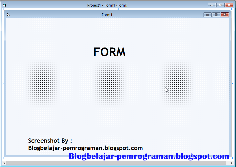 FORM VISUAL BASIC 6.0 DAN FUNGSINYA