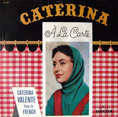 Artist Caterina Valente LP La Carte Caterina Valente Sings In French