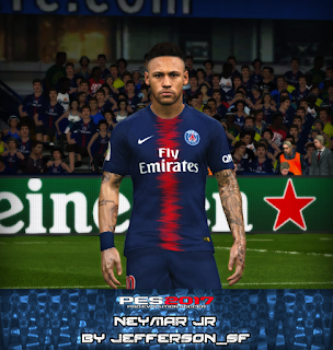 PES 2017 Faces Neymar Jr by FaceEditor Jefferson_SF