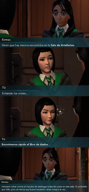 Hogwarts Mystery fotonovela rowan