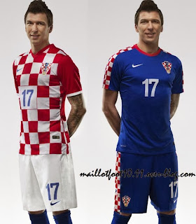 Le maillot de la Croatie de la Coupe du monde 2014