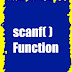scanf() Function