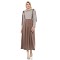 Aloshia Stripy Overall Dress Mocca M14662 R88S1,Kode 22-004