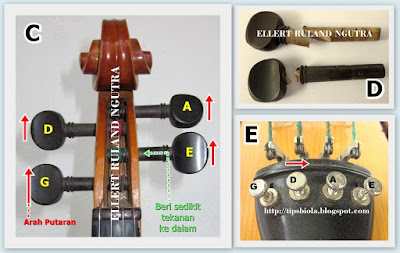 cara menyetem biola