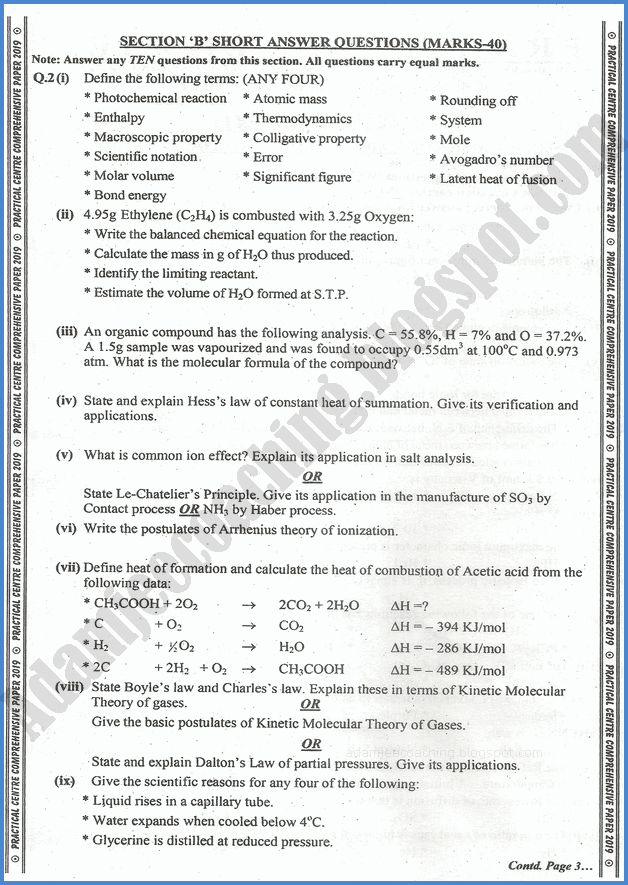 chemistry-11th-practical-centre-guess-paper-2019-science-group