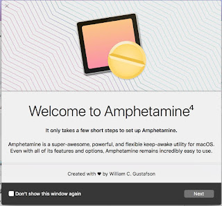 Amphetamine 起動画面 