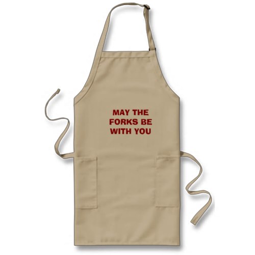 May The Forks Be With You | Funny Kitchen Apron