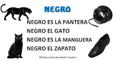 Poesía para niños del color negro Imprimir