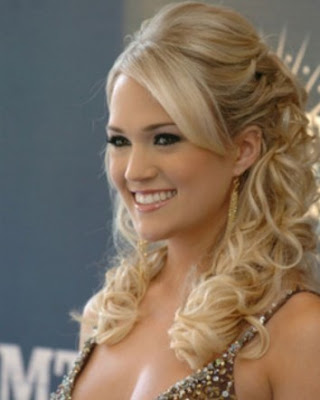 carrie underwood hairstyle magazine. carrie underwood hair half