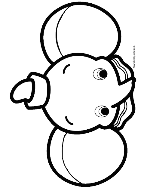 Disney Cuties Coloring Pages